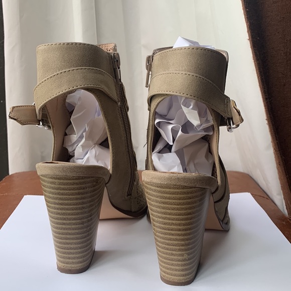 Open-Toe Heeled Booties - Picture 2 of 5
